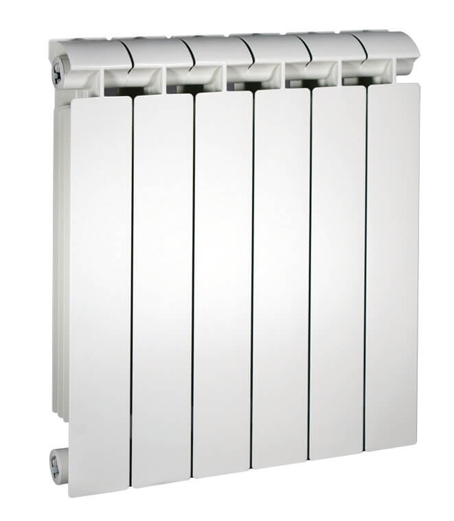 Биметаллический радиатор 6 секций GLOBAL STYLE EXTRA 500, 566х486х80