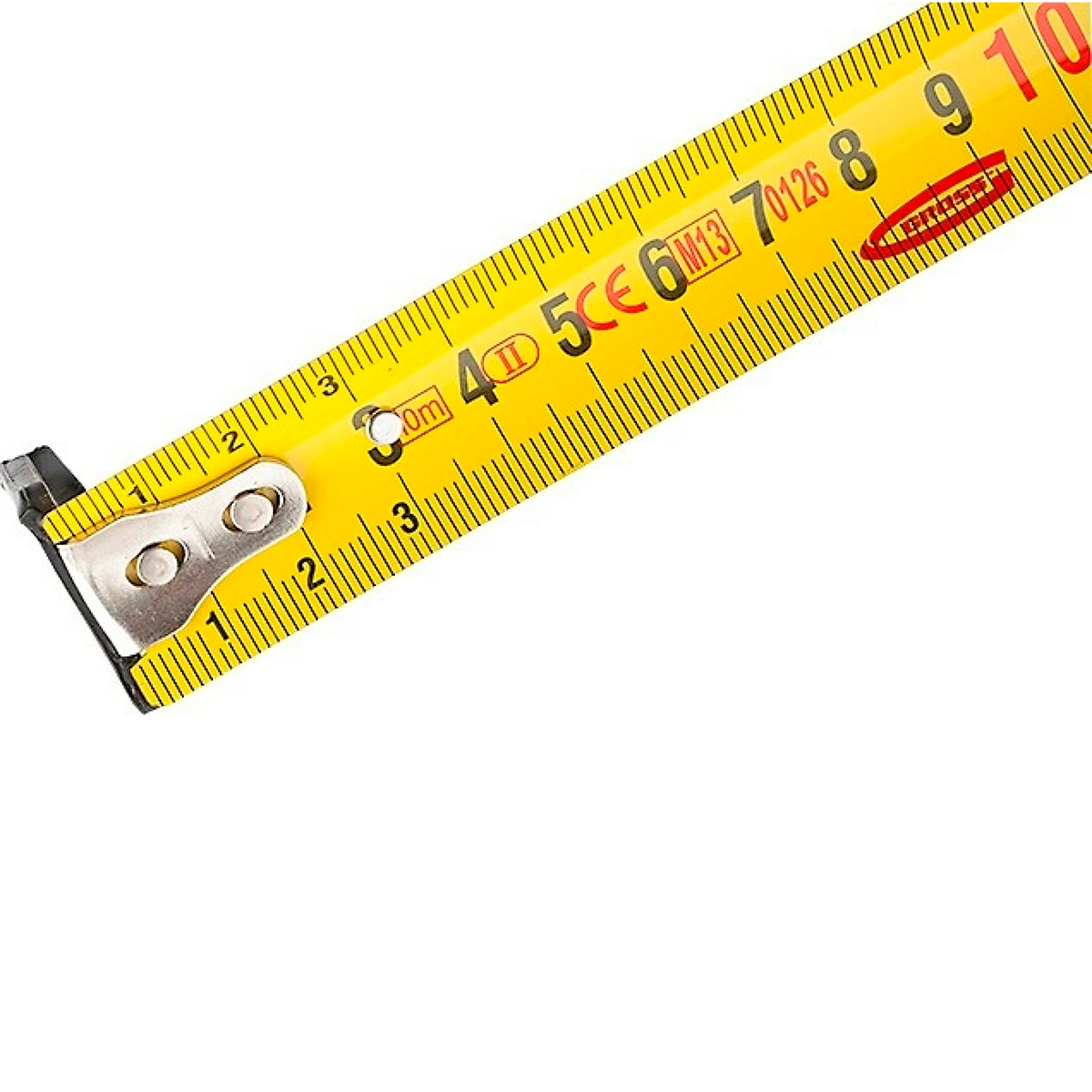 Рулетка "ergonomisch" магнитный обрезин. зацеп 10 м/25 мм (1/48) "gross"