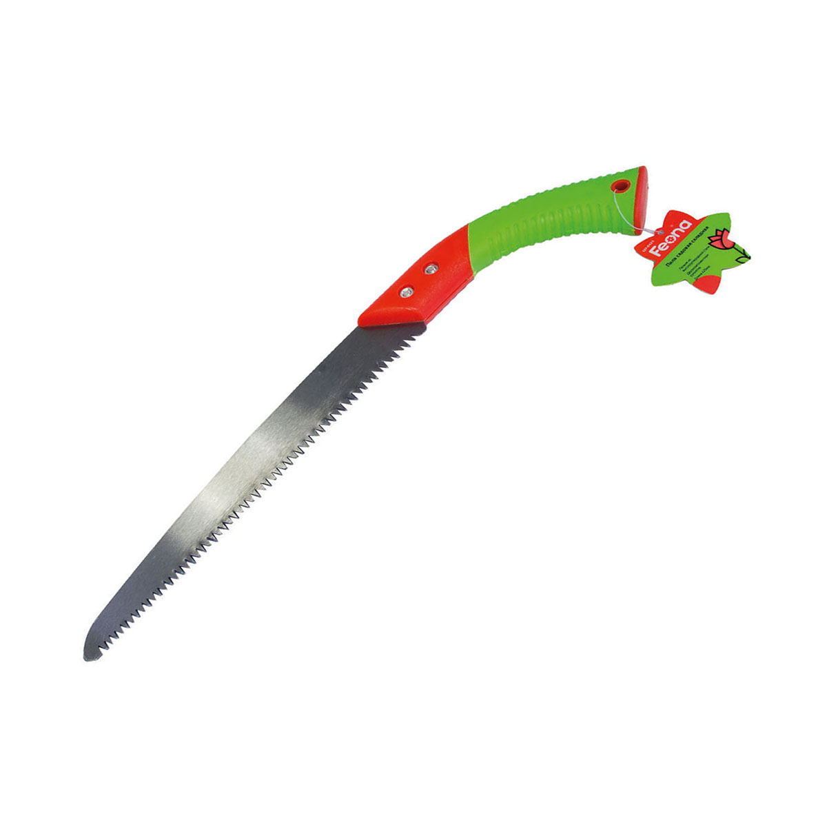Пила садовая 425 мм 3d-заточка, двухкомп. ручка, ножны с подвесом (1/20) "feona"  127-0425