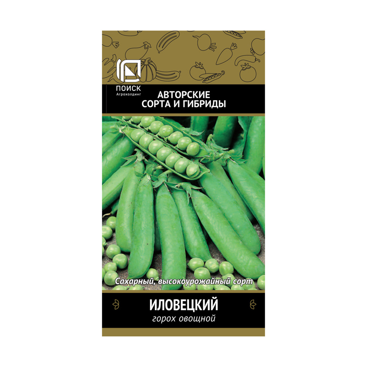 Семена горох овощной "иловецкий" (а) 10 г (10/100) "авторские сорта и гибриды"