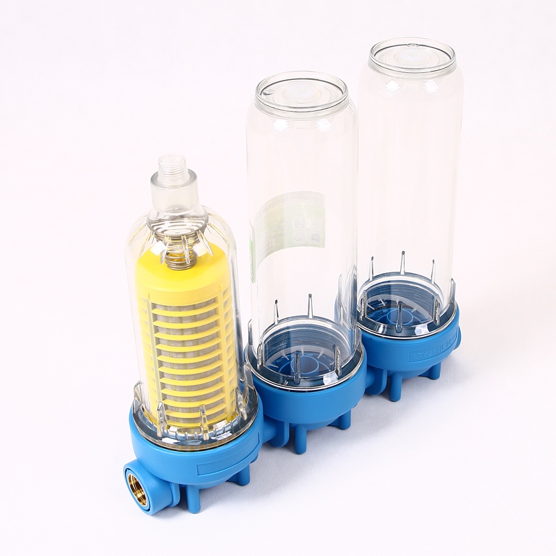 Колба для фильтра тройная HYDRA 3P 10" ATLAS FILTRI 3/4" с промывным фильтром