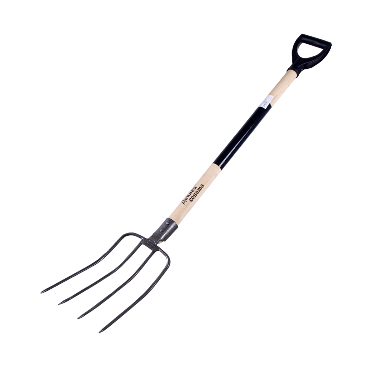 Вилы 4-х рогие навозные с черенком и ручкой (1/5)