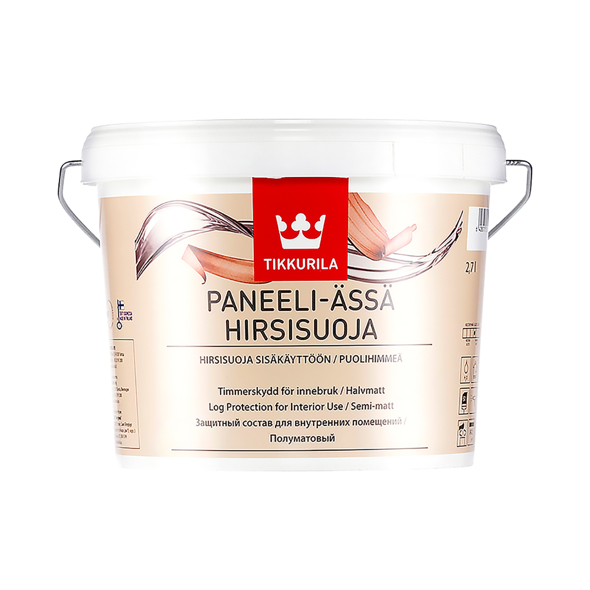 Панели-ясся  2,7 л (1)  защитн. состав "тиккурила"