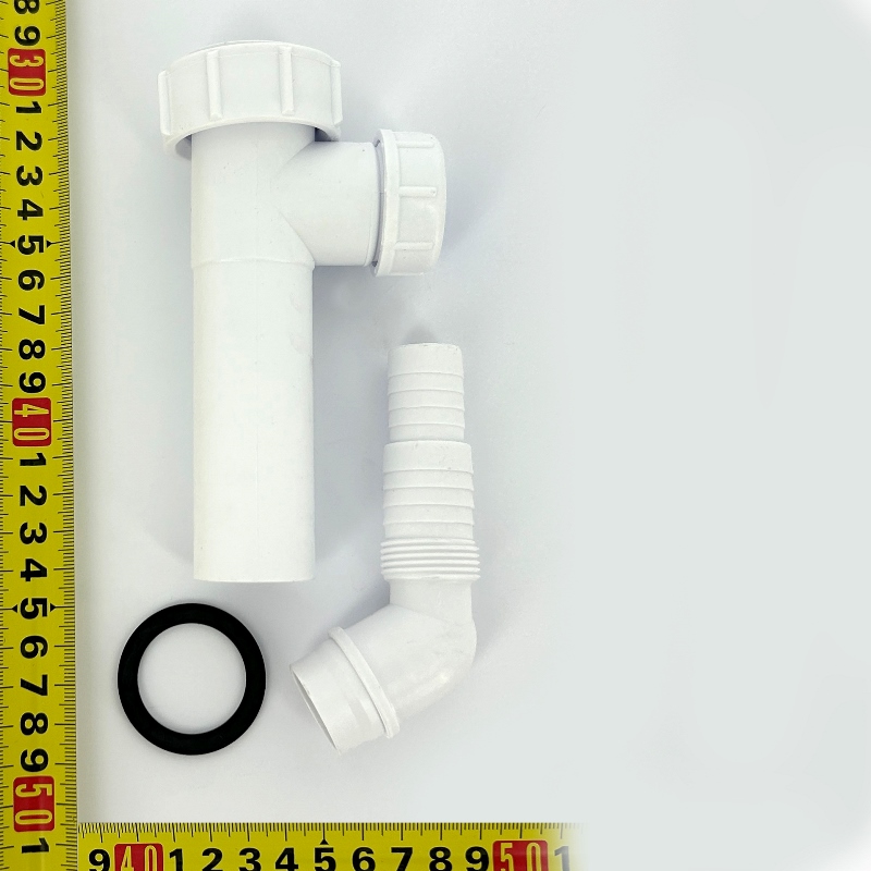 Вставка McALPINE 1 1/4" x 32 мм с адаптером под углом для слива быт. тех., H=146 мм