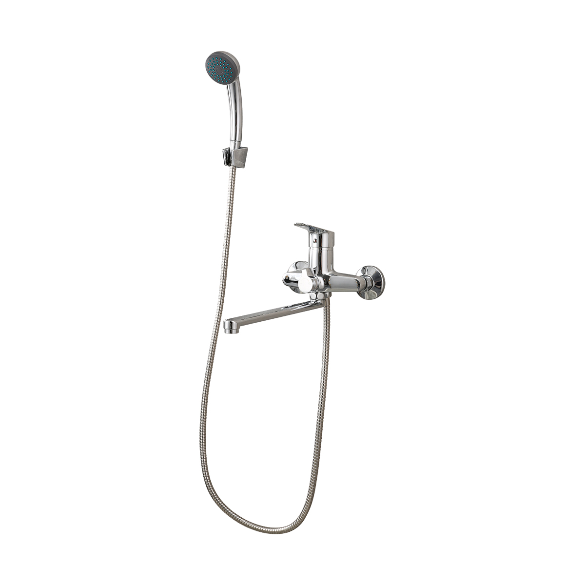 Смеситель для ванн f22703-b длинный поворотн. излив, хром (1/10) "frap"