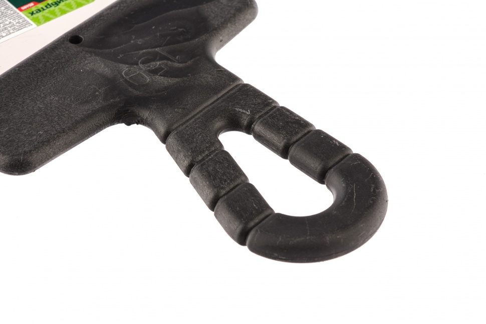 Шпатель из нержавеющей стали, 150 мм, зуб 10 х 10 мм, пластмассовая ручка Сибртех (85480)