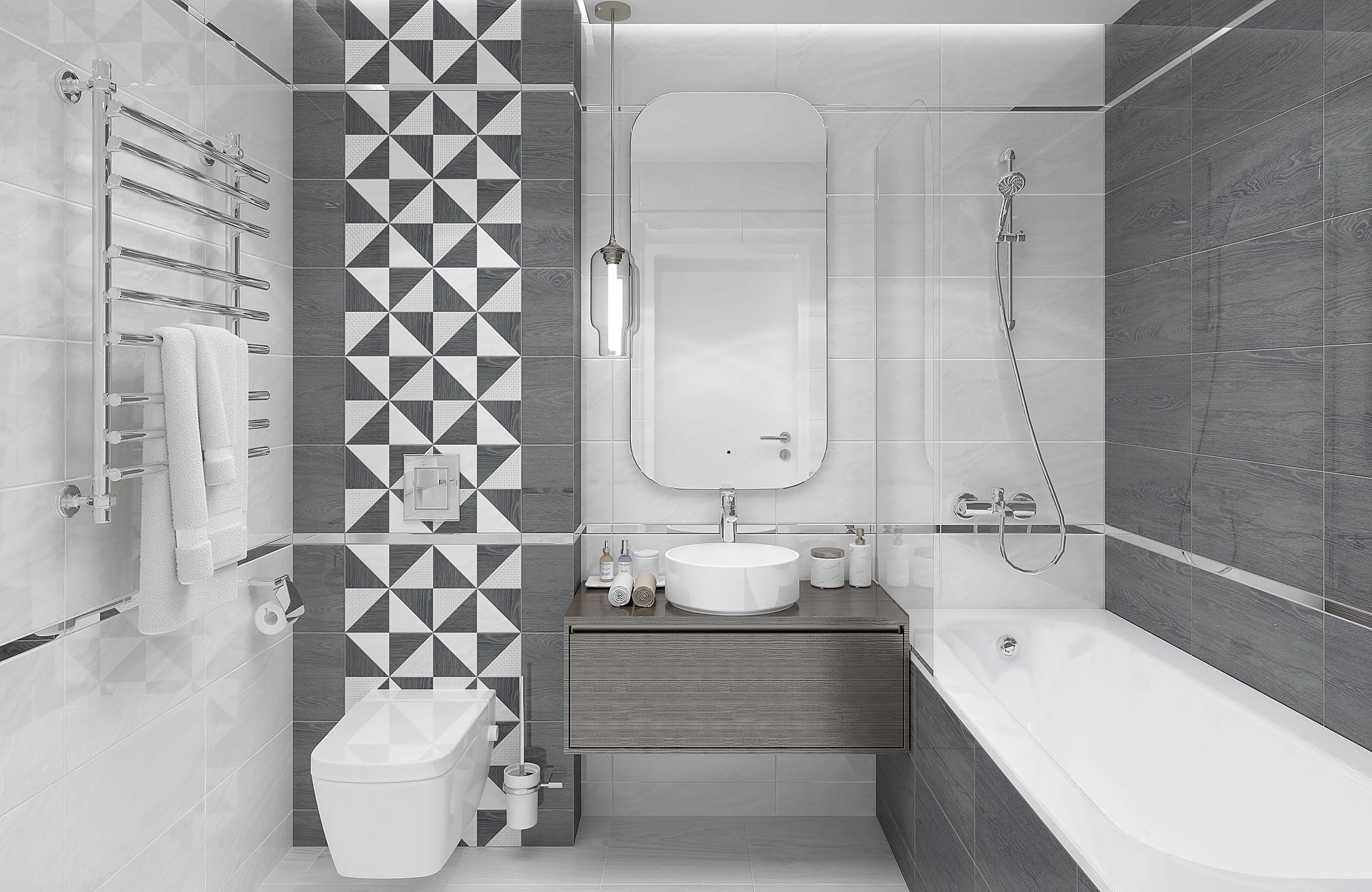 Mania серый 25x50