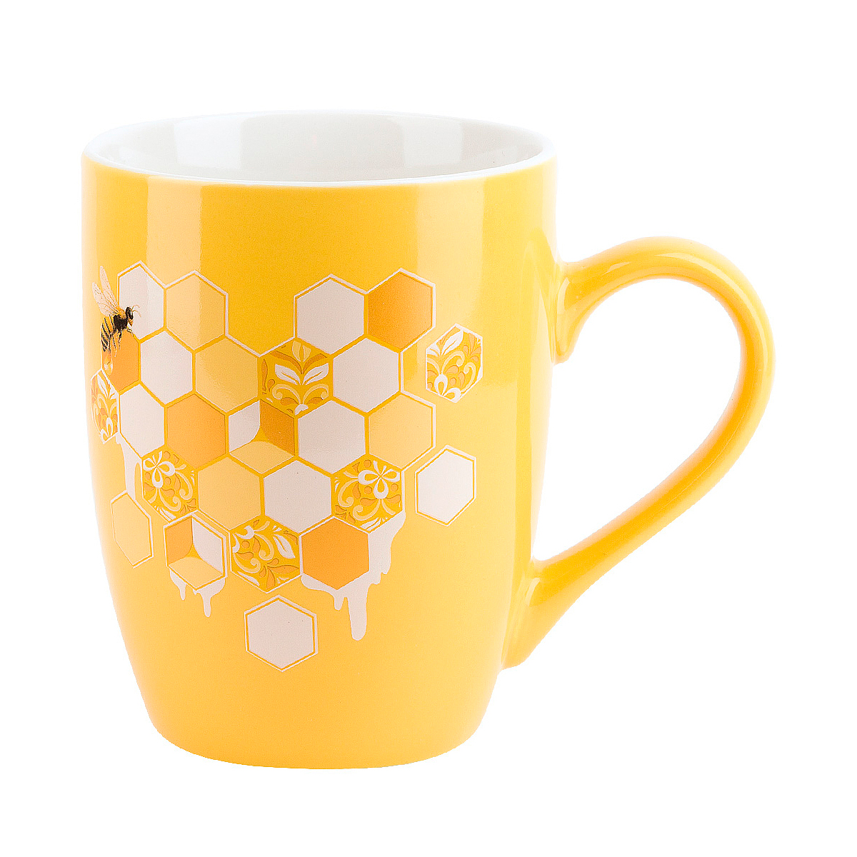 Кружка "sweet honey" 360 мл, фарфор (1/12/48) "polystar collection" 2410041