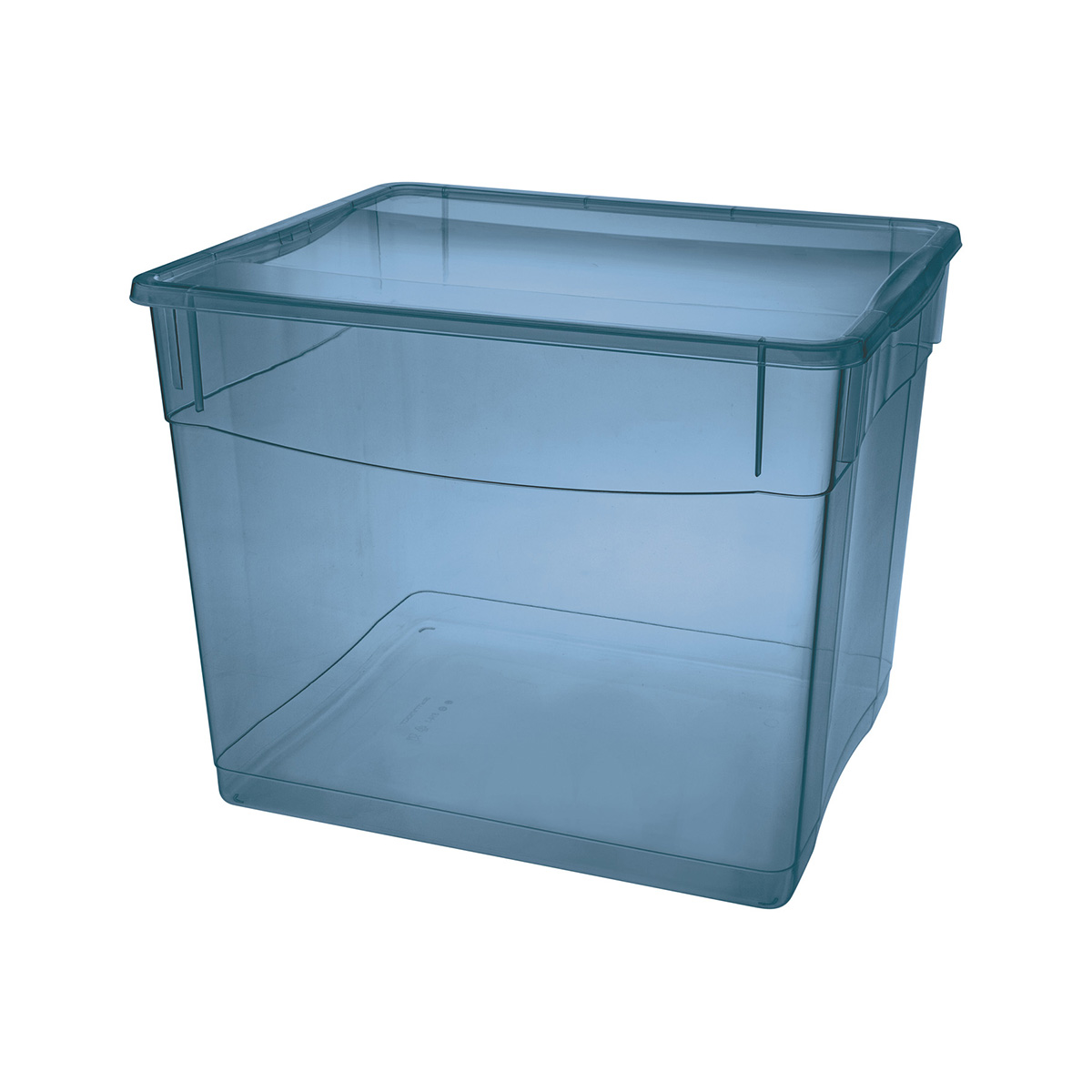 Ящик универс. "колор-стайл" 400*335*315 мм 34 л (синий) (1/5) "бытпласт"