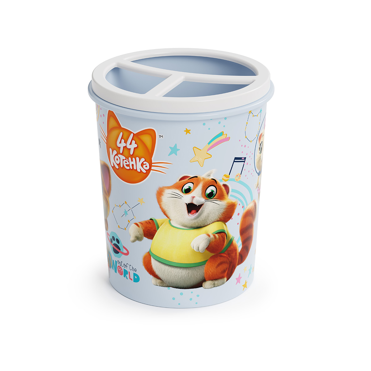 Подставка для карандашей "44 котёнка" 0,7 л (1/22) "альтернатива"  м7659