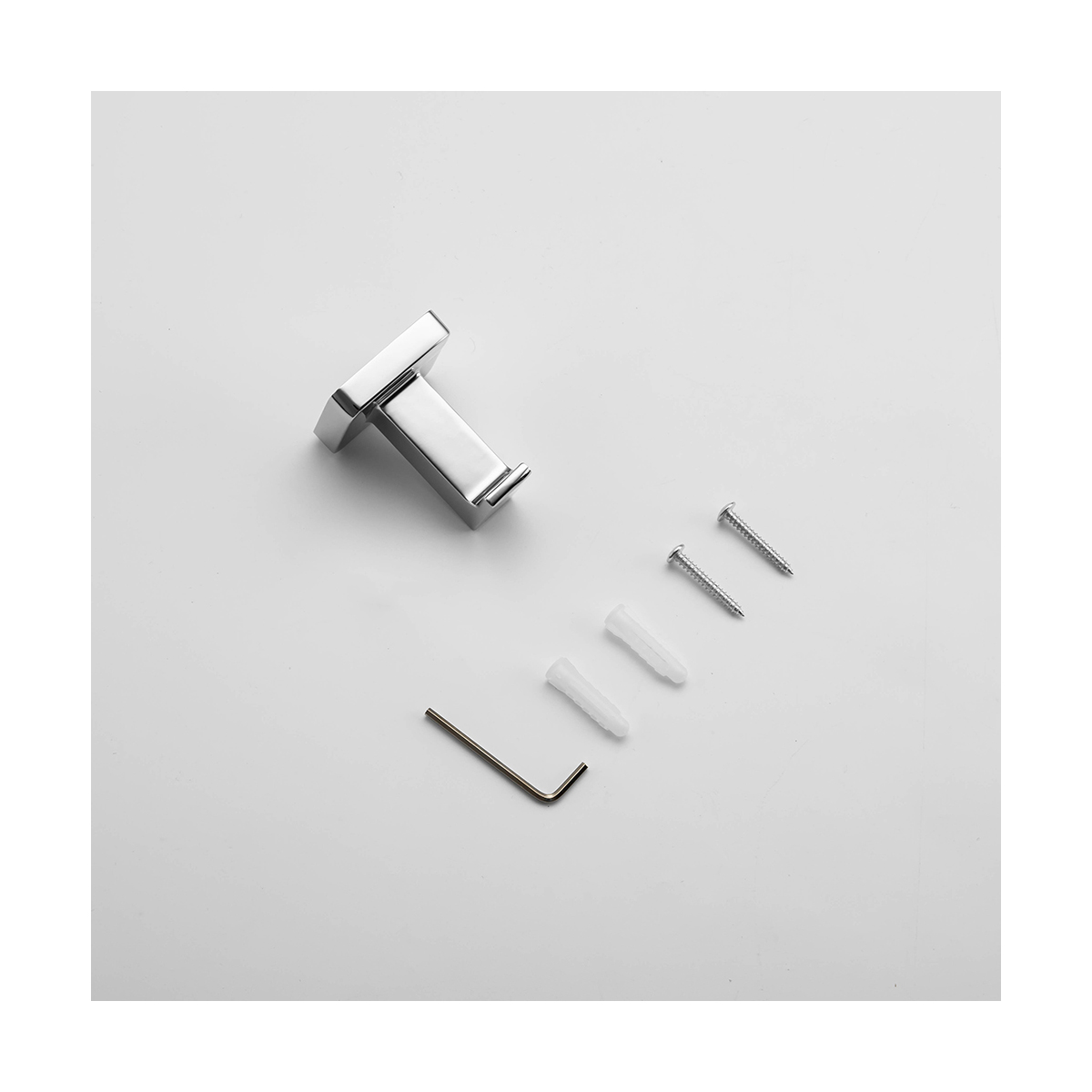 Крючок r15005-1 (нерж.сталь), хром (1/50/100) "frud"