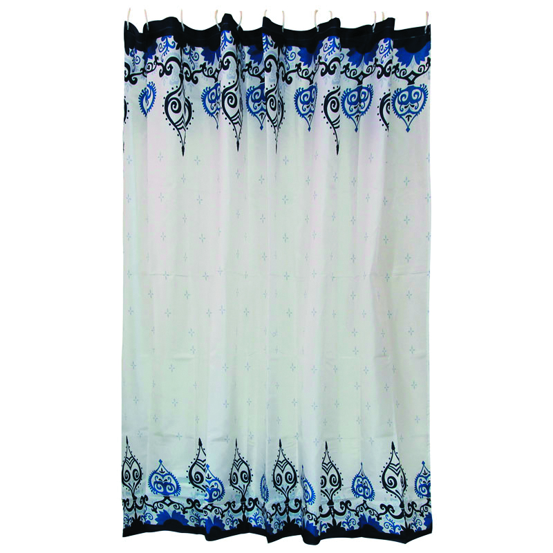 Штора для ванной 180*180 см (полиэстер)  (1/36) "рыжий кот"  sc-pe-02