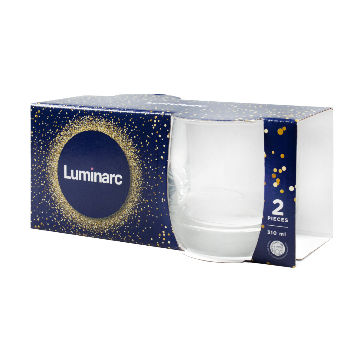 Стакан низкий "французский ресторанчик" 310 мл (набор 2 шт.) (1/8) "luminarc"