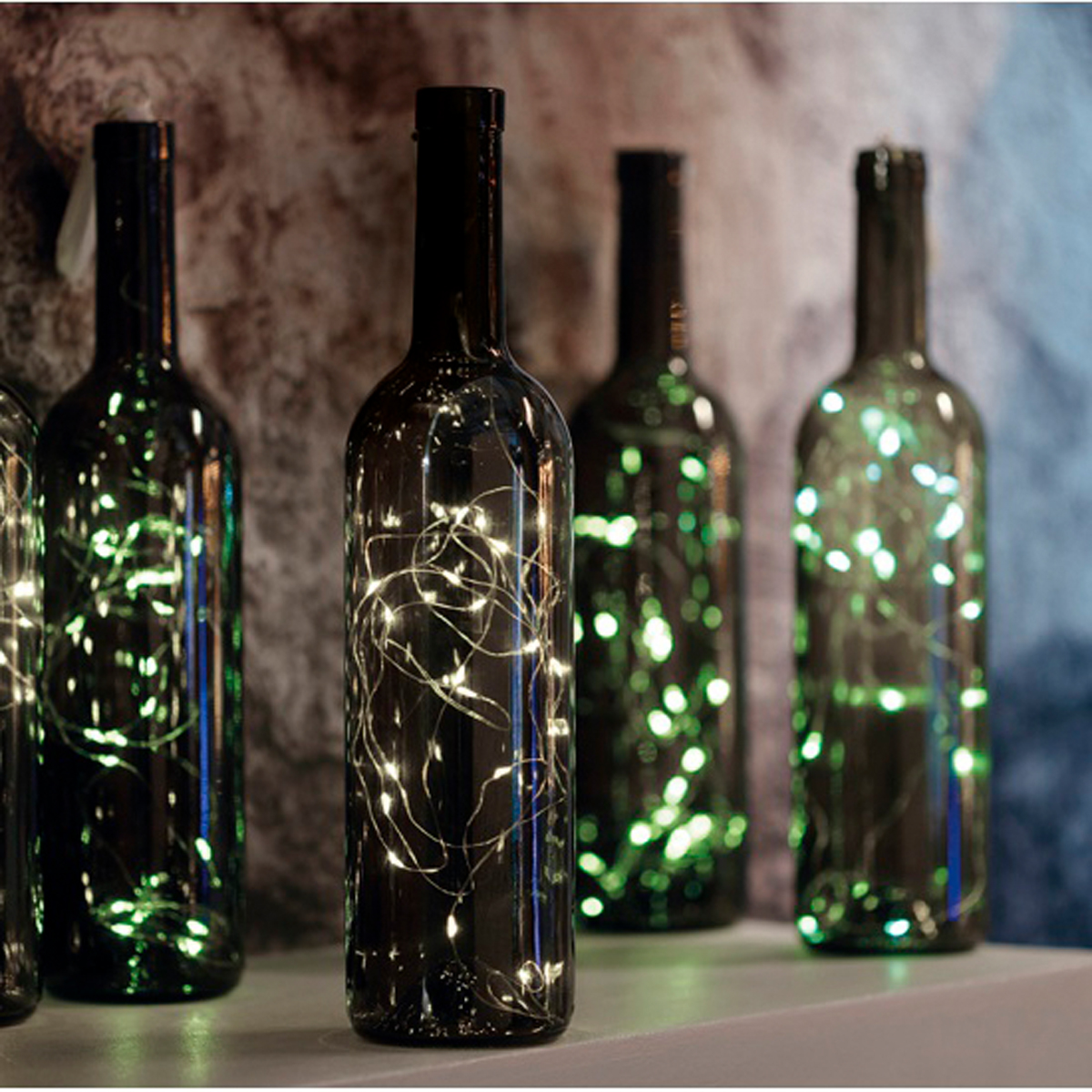 Электрогирлянда "роса" с пробкой 2 м, 20 белых ламп (1/120) "neon-night" 302-025