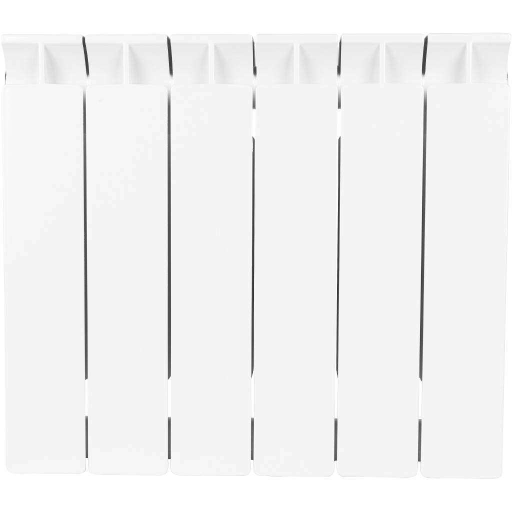 Радиатор STOUT STYLE 350 мм 6 секций, биметал. (боковое подключение) на 7,5 кв.м.