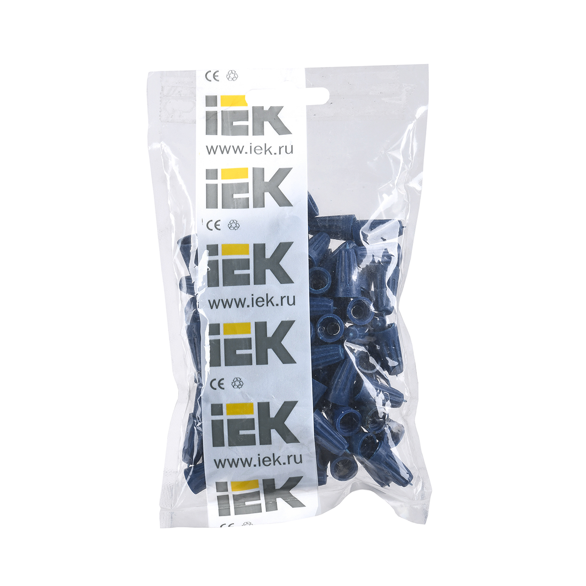 Зажим соединительный изолир. сиз-1  1,5-3,5 мм² (упак. 100 шт.), синий (1/10/230) "iek"