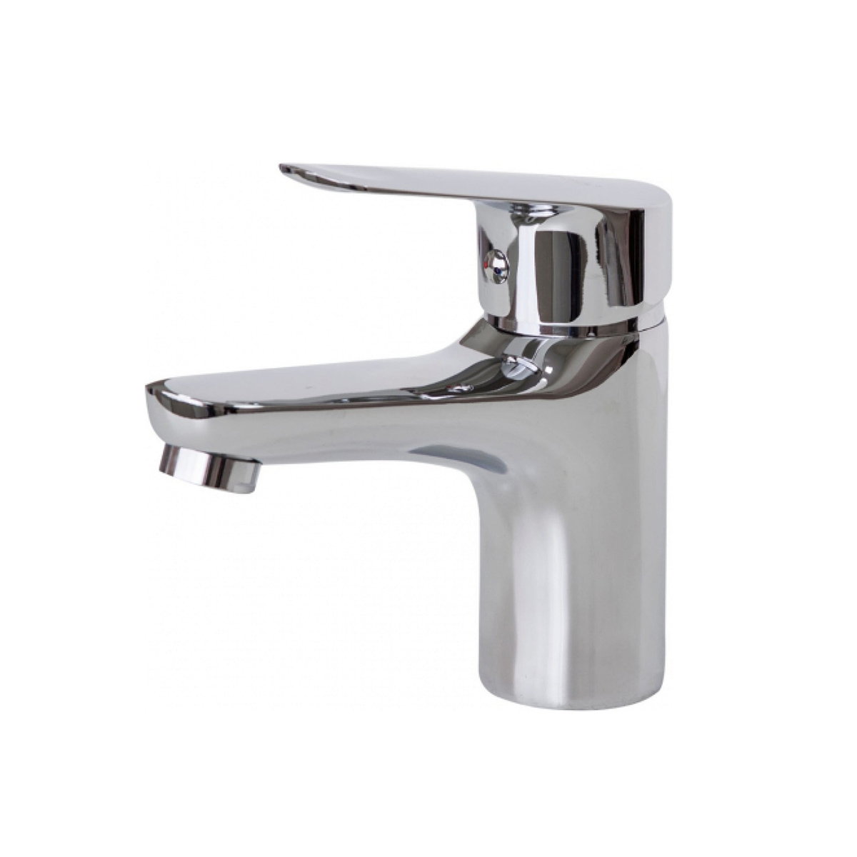 Смеситель для умывальника f10703-b монолитный, хром (1/10) "frap"