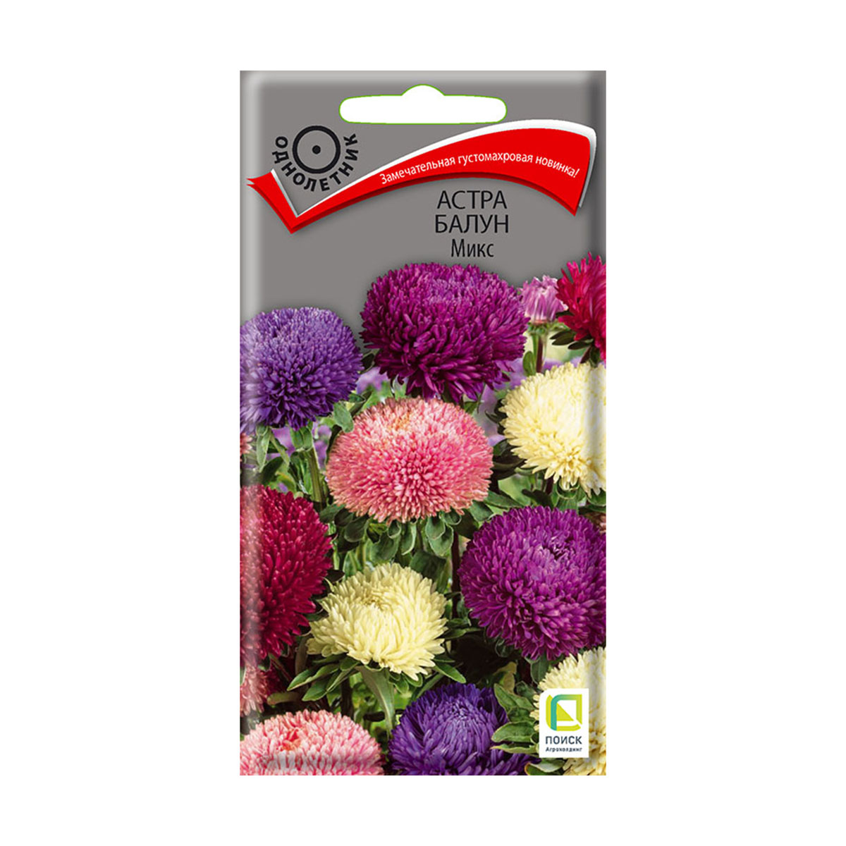 Семена цветов астра "балун микс" ("1) 0,1 г (10/100) "поиск"