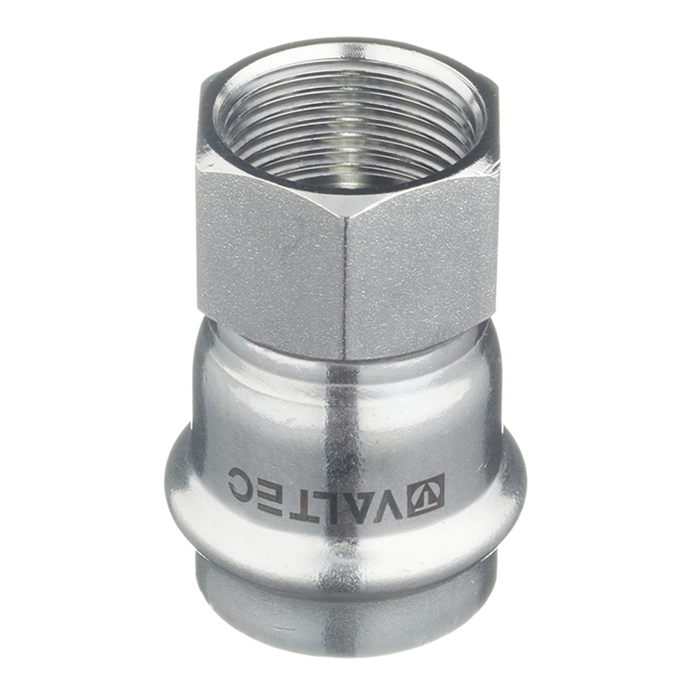 Муфта пресс-В 42 мм х 1 1/2" нержавеющая сталь VALTEC