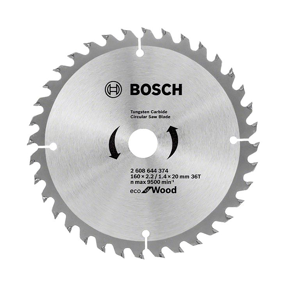 Диск пильный по дереву "eco for wood" 160 x 20 мм, 36 зубьев (1) "bosch" 2608644374