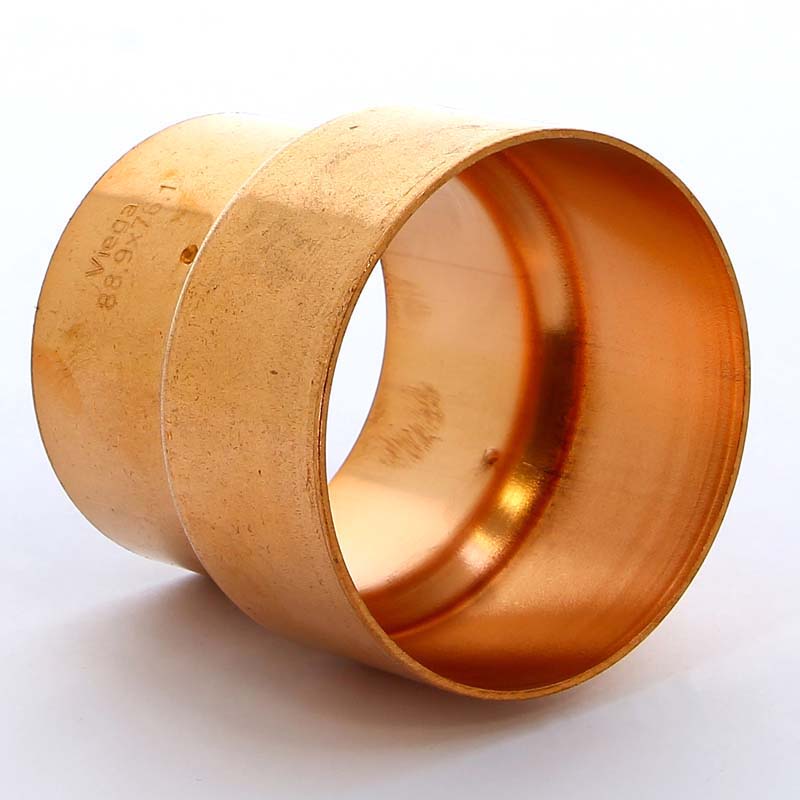 Муфта переходная двухраструбная 88.9 х 76.1 мм VIEGA пайка медная