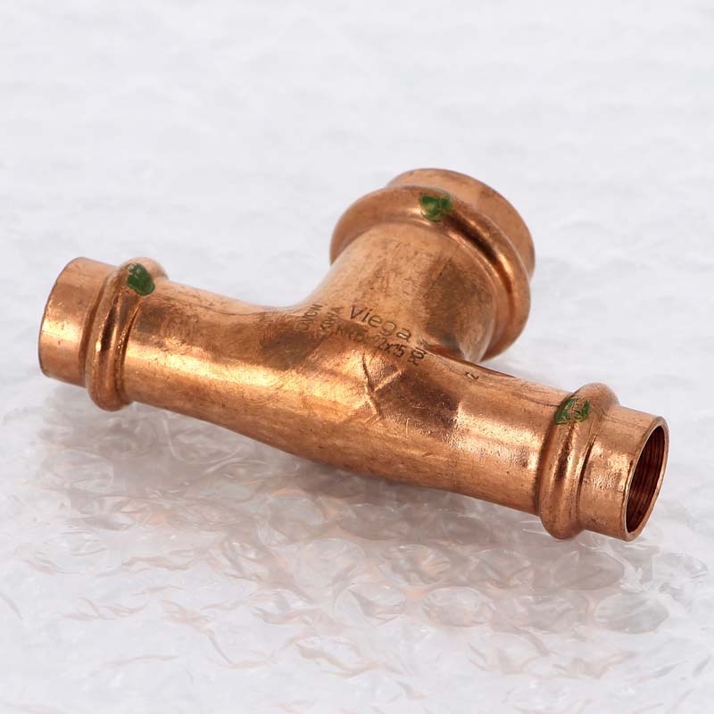 Тройник пресс медный Profipress VIEGA 15x22x15