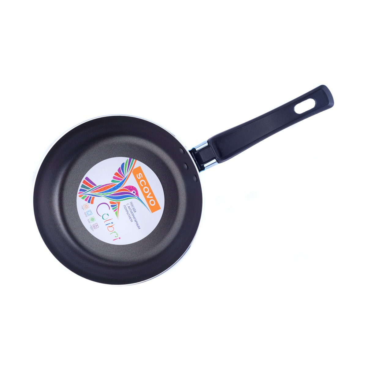 Сковорода антипригарн. "colibri"  18 см (1/12) "scovo"