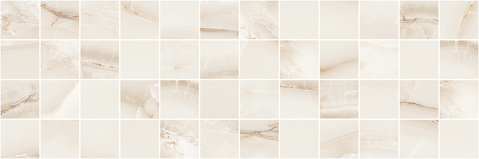 Happy декор мозаичный бежевый 20x60