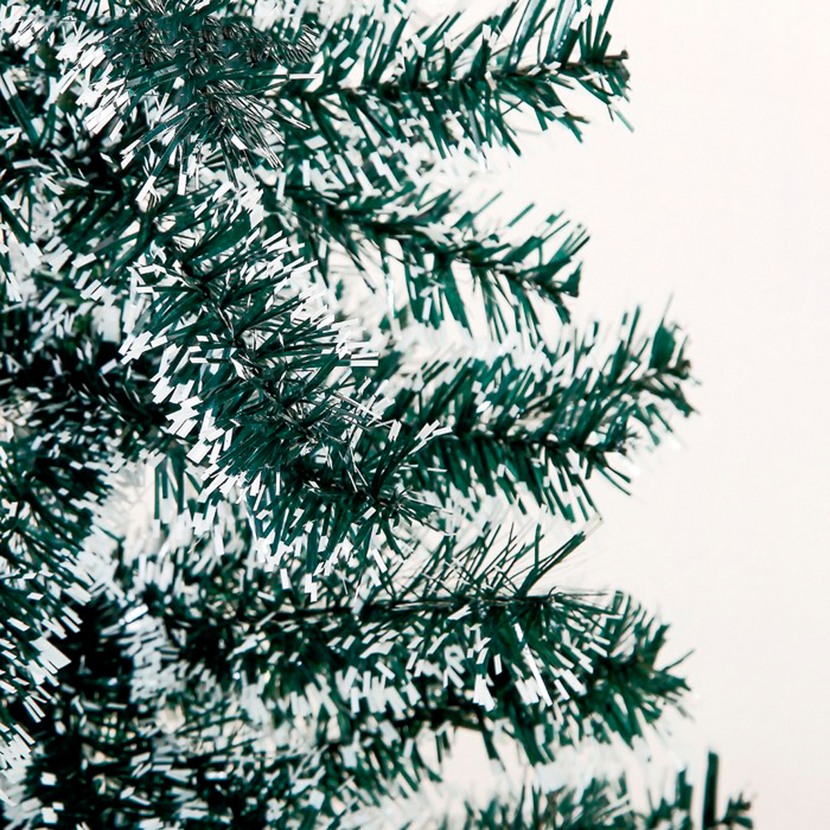 Ель декор. "радуга" 90 см, 90 веток (зеленая с белым) "зимнее волшебство" 703630