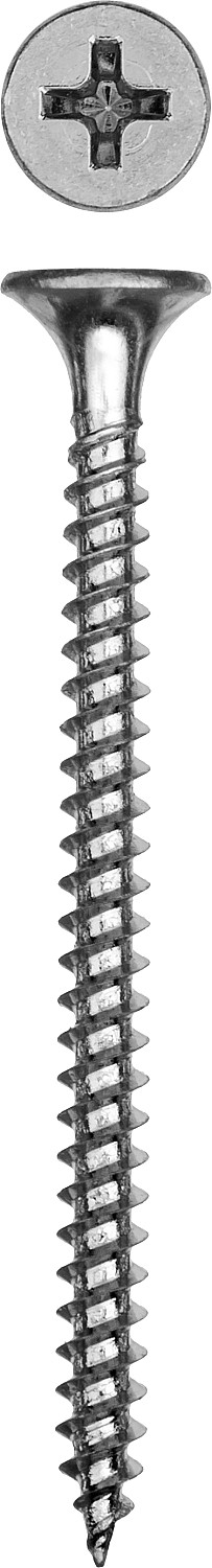 ЗУБР 3.5 х 50 мм, РН2, цинк, 3100 шт, универсальный саморез дерево-металл (4-300020-35-050)