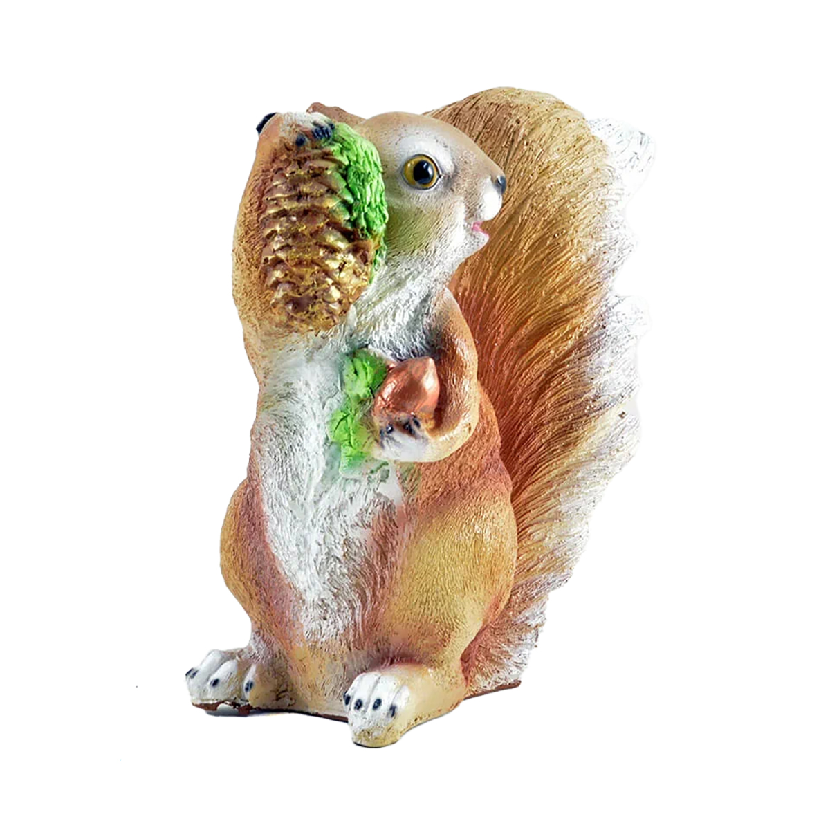 Фигурка садовая "белка с шишкой" (1/12) "сказка"  jng149