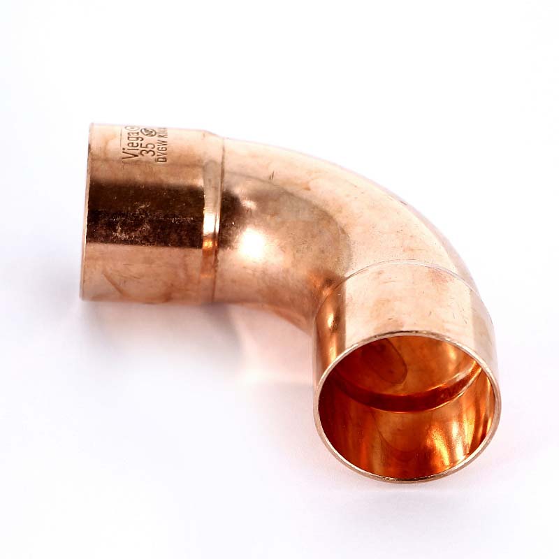 Отвод двухраструбный 90° VIEGA пайка 35 мм медный