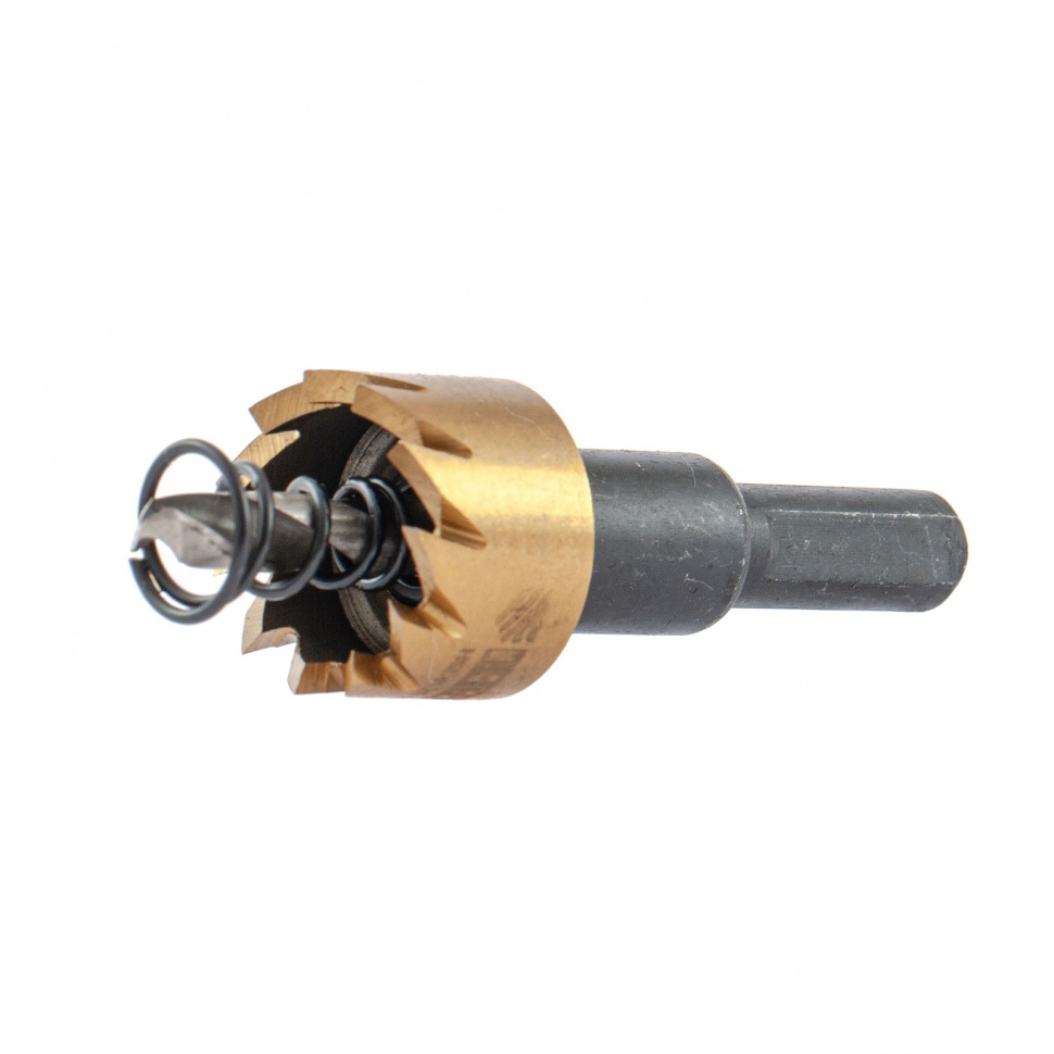 Коронка по металлу HSS, 20 мм, нитридтитановое покрытие Denzel (724101)