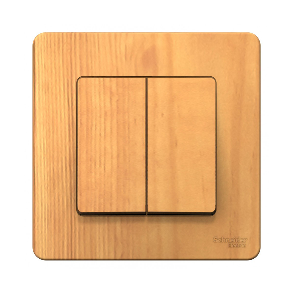 Переключатель "blanca" 2-х кл. 10а, ясень (1/10/20) "schneider"