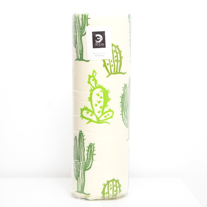 Подушка на скамейку "кактусы" 45*150 см (1/6) "этель" 4264648