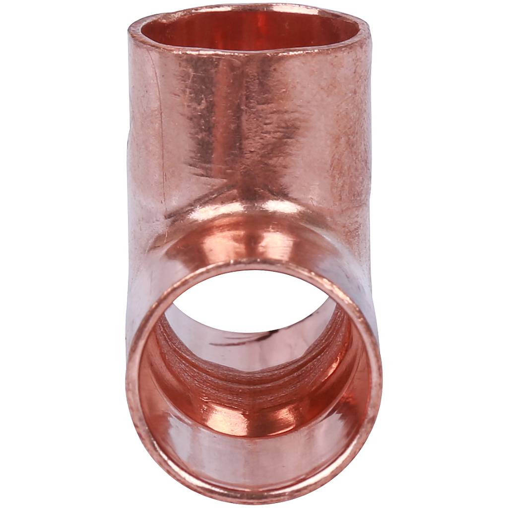 Тройник 15 мм медный равнопроходной под пайку SANHA 1513015