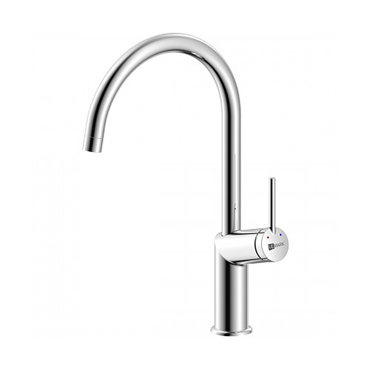 Смеситель для кухни "minima"  lm3805c  высокий поворотн. излив (1/10) "lemark"