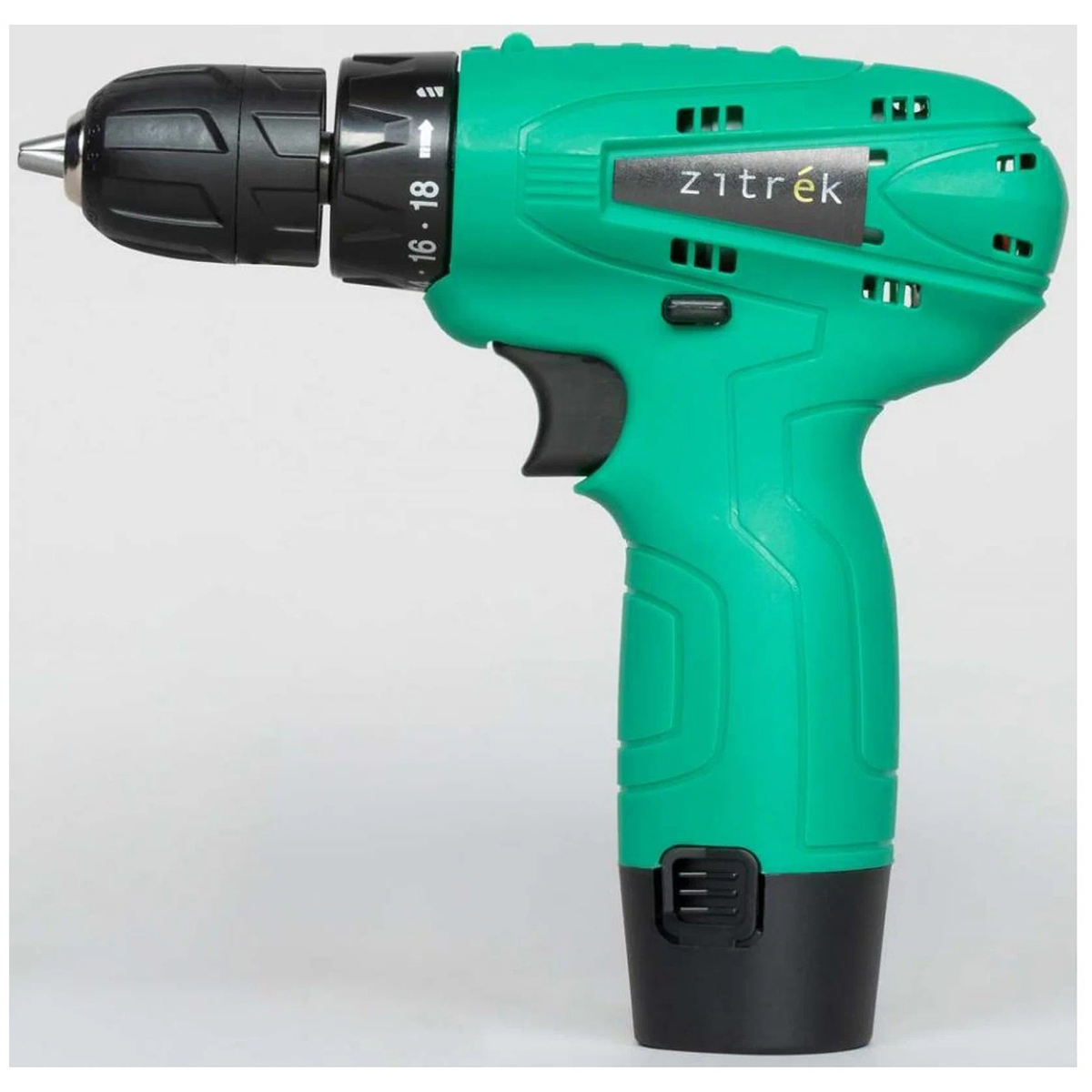 Дрель-шуруповерт аккум. green 12 (аккум., заряд. устр-во, бита) (1) "zitrek" 063-4071