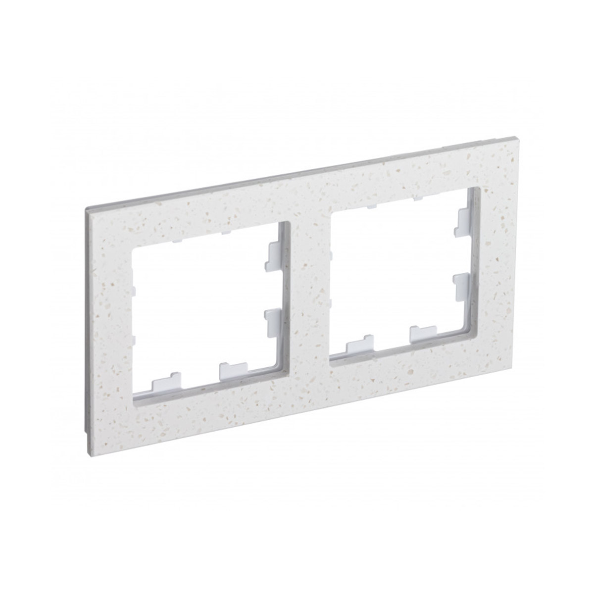 Рамка "atlasdesign nature" 2-х местн. универс., мрамор, крем роял (1/8/16) "schneider"