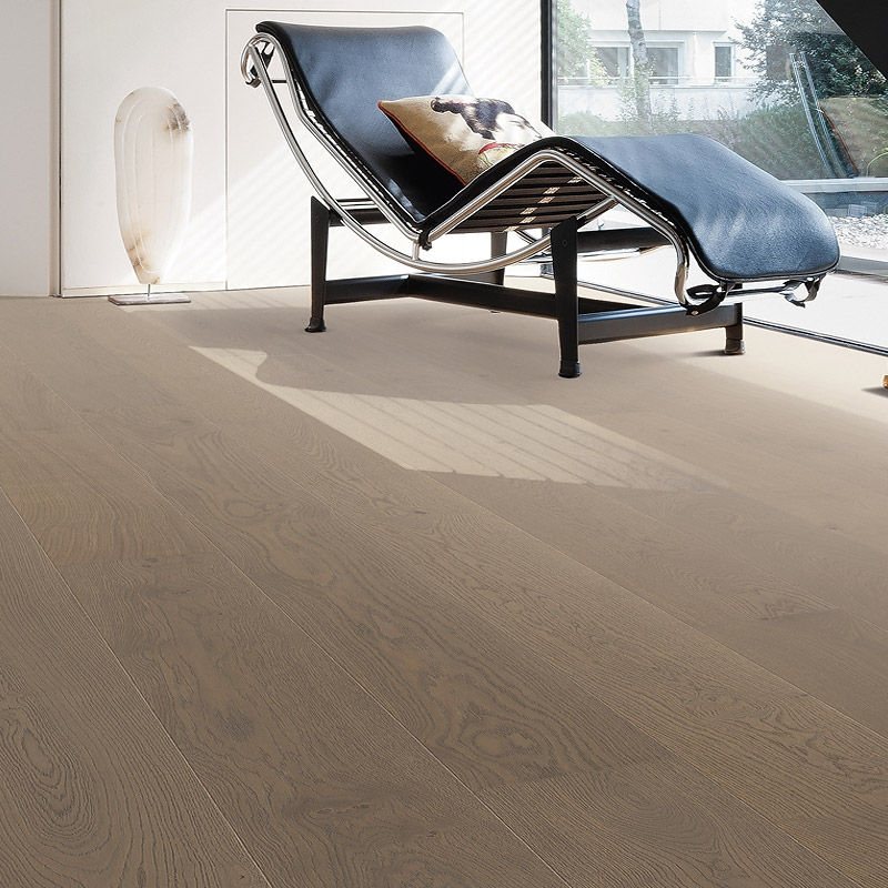 Паркетная доска Haro Series 4000 (5G) 538946 Дуб Ракушечно-Серый Маркант брашированный однополосный 4V2200 x 180 x 13.5мм