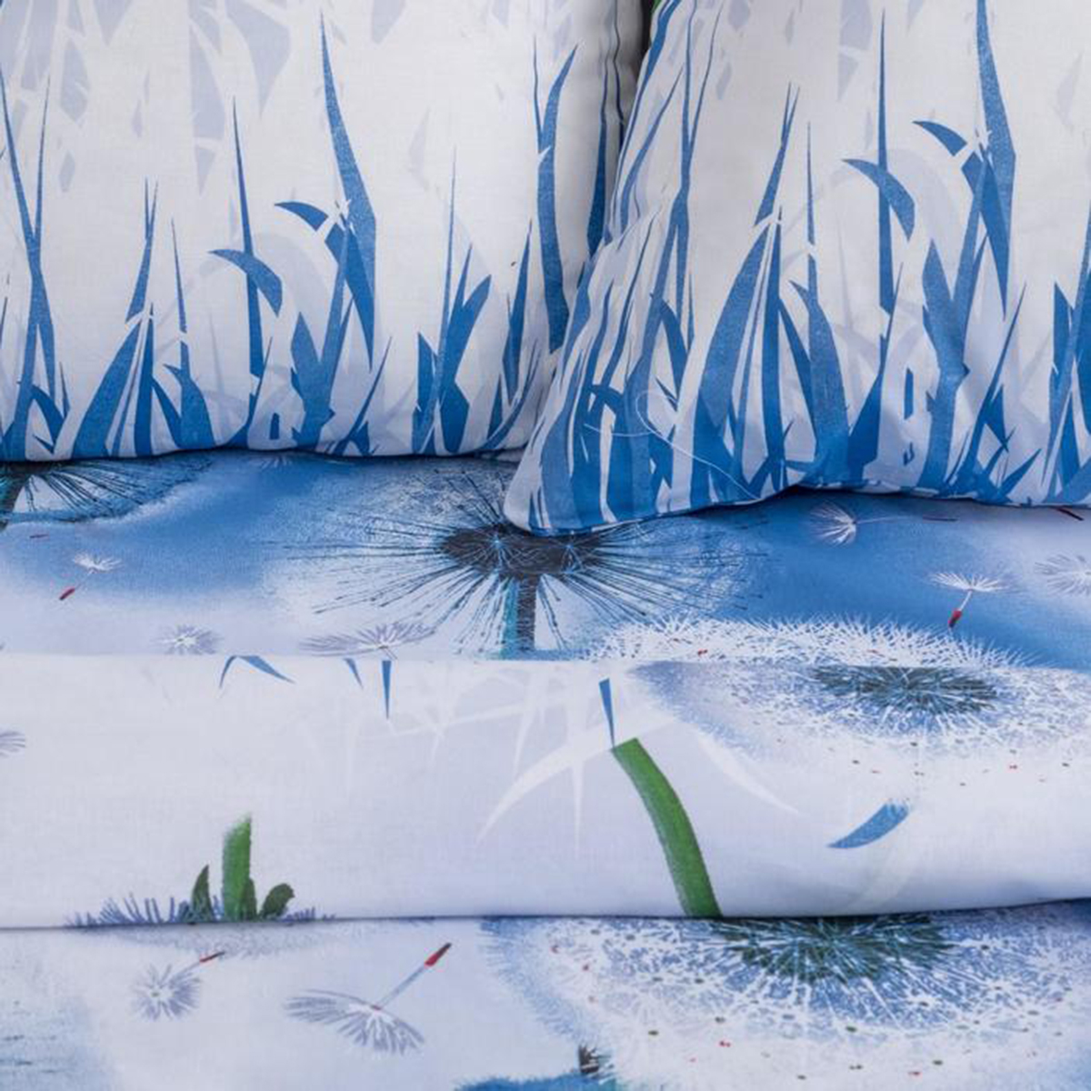 Постельное белье "этель" одуванчики 2 сп. (бязь) (1/6) 3289237