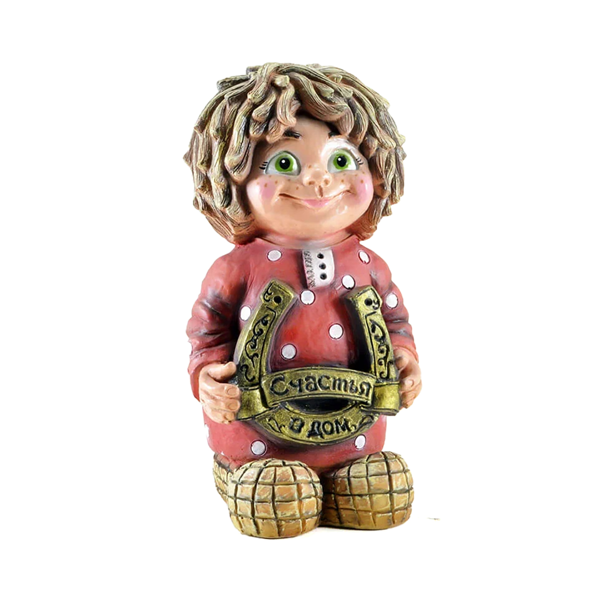 Фигурка садовая "домовенок кузя счастье в дом" (1/5) "сказка" jng431