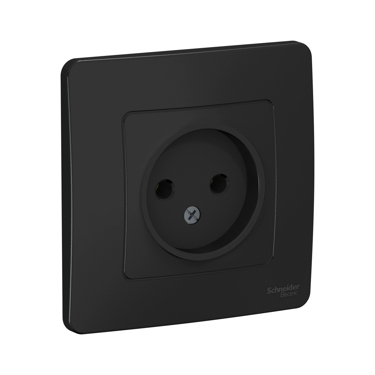 Розетка "blanca" 1 местн. 16а, антрацит (1/10/20) "schneider"