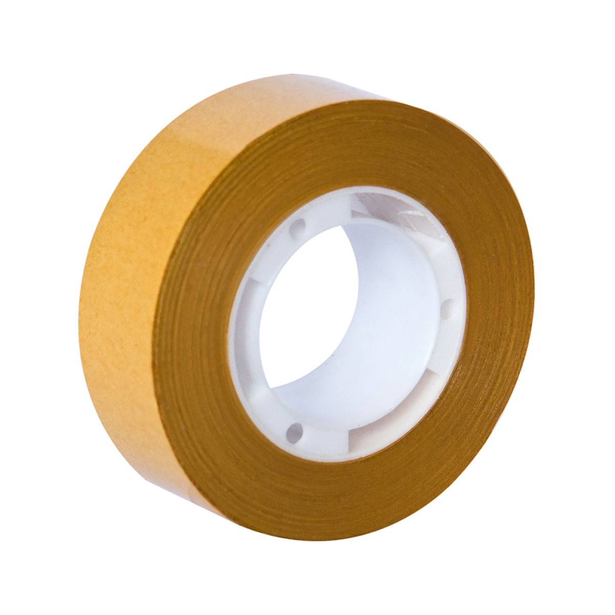 Скотч двусторонний для фиксации бумаги и пленки 19 мм х 10 м прозрачный (60) "unibob"