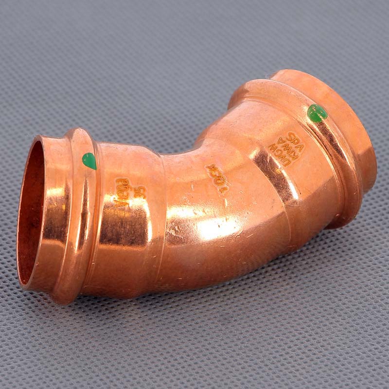 Угол 45° пресс медный Profipress VIEGA 35