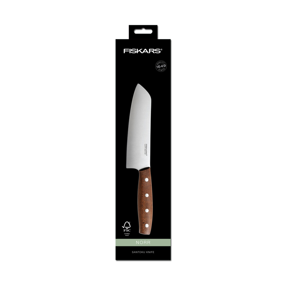 Нож сантоку "norr" 16 см (1/4) "fiskars" 1016474