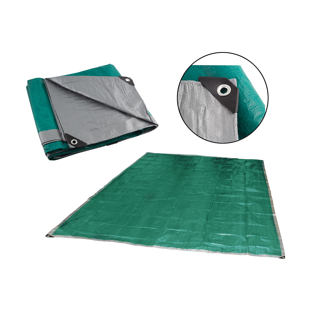 Тент  4*6 м (100 г/м2) универсальный защитный (1/8)  "ecos"