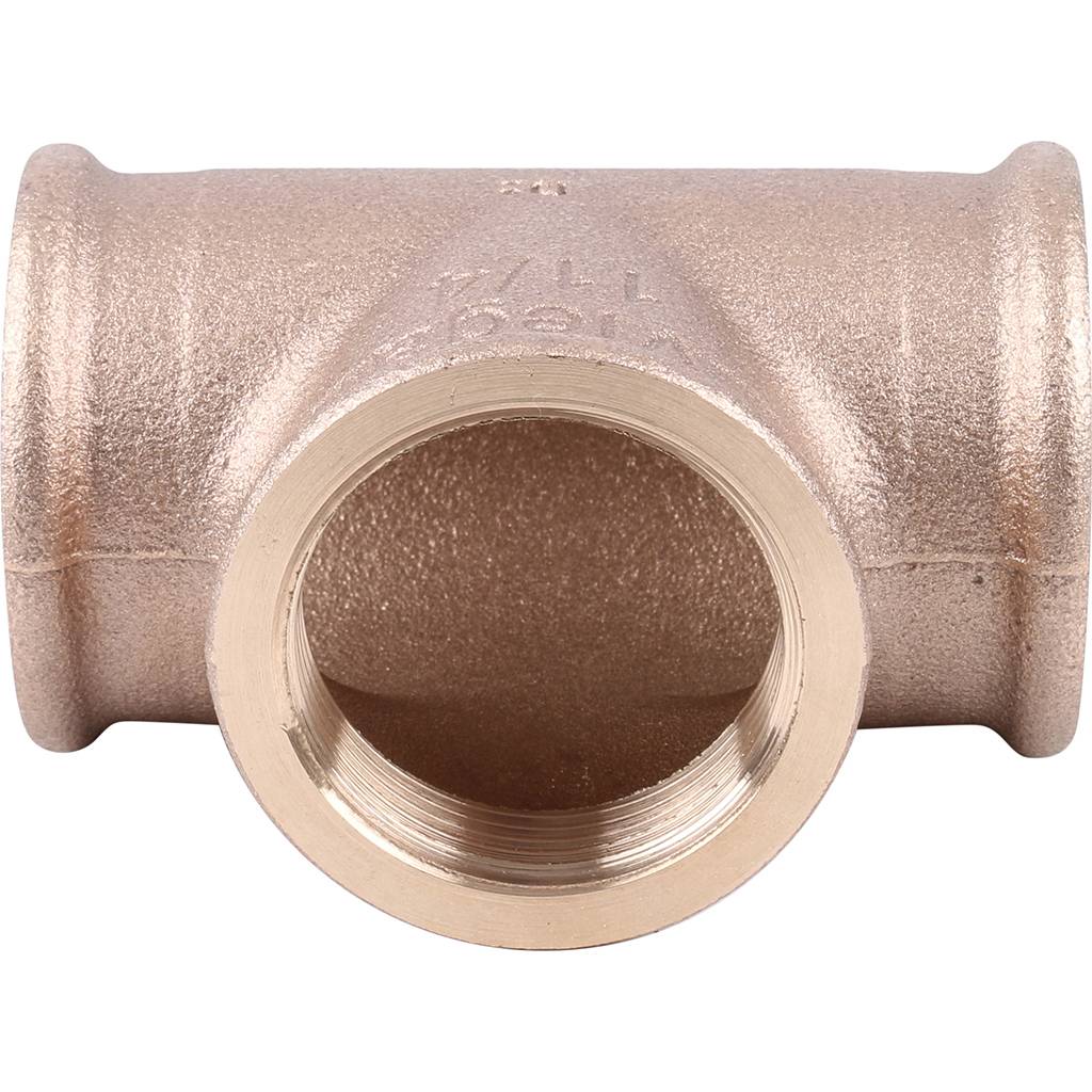 Тройник резьбовой (ВР) 1"1/4 бронза VIEGA (264284)