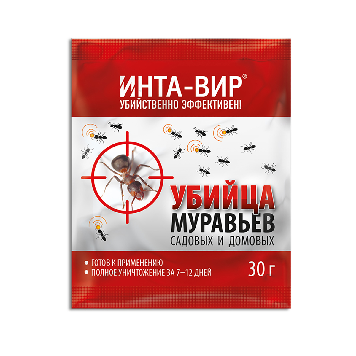 Инсектицид "инта-вир" от муравьев 30 г (50) "фаско"