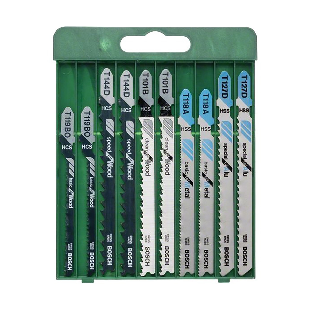 Полотна д/ эл. лобзика по дереву, металлу 10 шт. (1) "bosch" 2609256746